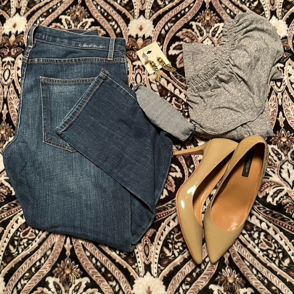 Ann Taylor Taupe Patent Leather Stilettos - Picture 7 of 7